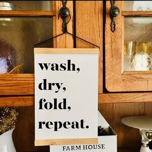 🍋 FARMHOUSE LAUNDRY ROOM SIGN